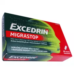 Экседрин таб. от головной боли и мигрени №20 фото